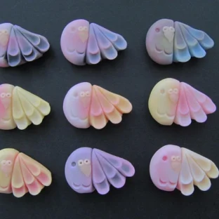 【オーダー】アキクサインコ【和菓子風】