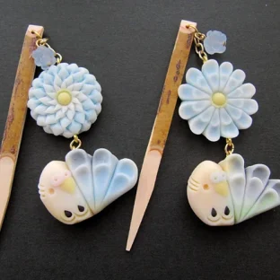 【オーダー】鳥帯飾り【和菓子風】