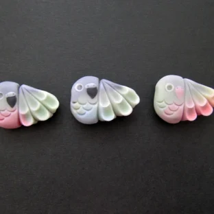 【オーダー】ウロコインコ【和菓子風】