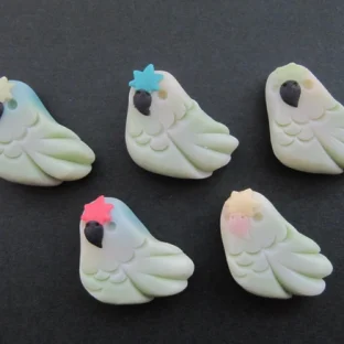 【オーダー】ボウシインコ【和菓子風】