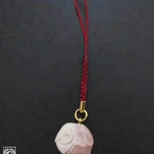 【オーダー】メンフクロウの根付【和菓子風】