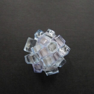 羊羹紫陽花帯留め青