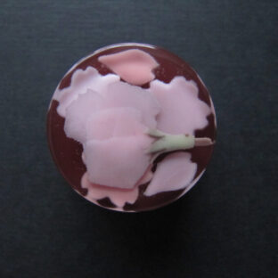 桜錦玉羹の帯留め