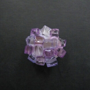 羊羹紫陽花帯留め青紫